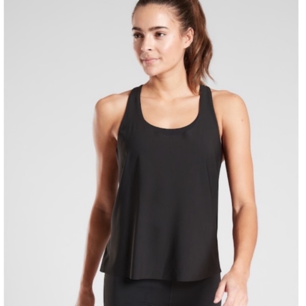 Athleta Black Ultimate 2-in-1 Support Top & Athleta Zeypher T Bundle - Picture 4 of 13